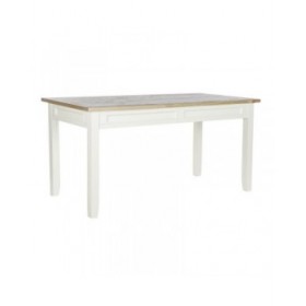 Tavolo da Pranzo DKD Home Decor Marrone Beige Legno di paulownia 160 x 80 x 79 cm