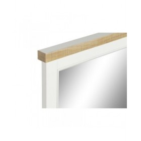 Specchio da parete DKD Home Decor Marrone Beige Romantico 90 x 4 x 60 cm