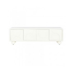 Mobile TV DKD Home Decor Bianco Legno MDF 160 x 37 x 50 cm