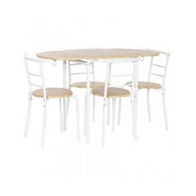Tavolo con 4 sedie DKD Home Decor 121 x 55 x 78 cm