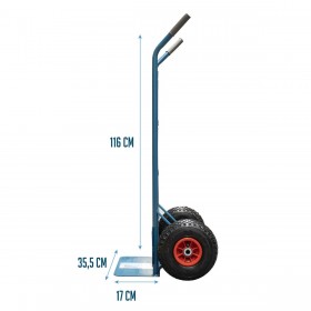 Carriola Ferrestock Ruote/pneumatici Presa Acciaio 150 kg
