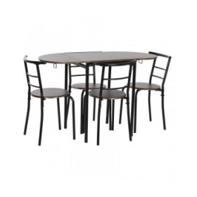 Tavolo con 4 sedie DKD Home Decor 121 x 55 x 78 cm