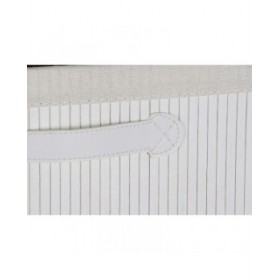 Cassettiera DKD Home Decor Bianco Bambù Legno di paulownia 42 x 32 x 81 cm