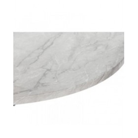 Tavolo aggiuntivo DKD Home Decor Bianco Nero Dorato Metallo Legno MDF 80 x 80 x 76 cm