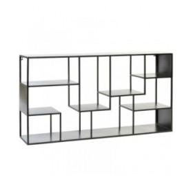 Scaffale DKD Home Decor Nero Metallo 120 x 20 x 60 cm
