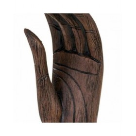 Statua Decorativa Alexandra House Living Marrone Nero Metallo Poliresina Mano 12 x 43 x 17 cm