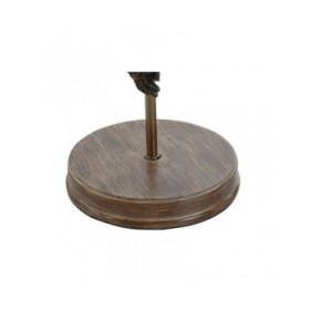 Lampada da tavolo Home ESPRIT Marrone Metallo Resina 50 W 220 V 26 x 26 x 53,5 cm (2 Unità)