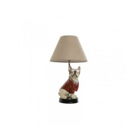 Lampada da tavolo Home ESPRIT Bianco Rosso Metallo Resina 50 W 220 V 26 x 26 x 46 cm