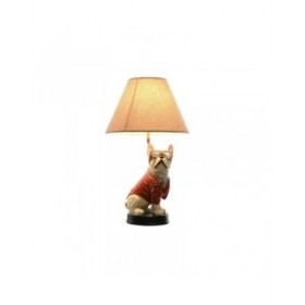 Lampada da tavolo Home ESPRIT Bianco Rosso Metallo Resina 50 W 220 V 26 x 26 x 46 cm