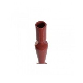 Candelabro Home ESPRIT Senape Terracotta Alluminio 10 x 10 x 32 cm (2 Unità)