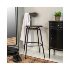 Sgabello Alexandra House Living Marrone Metallo 36 x 106 x 45 cm