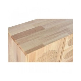 Credenza DKD Home Decor Naturale Metallo Legno d'albero della gomma 73,5 x 35 x 78 cm