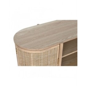 Mobile TV Home ESPRIT Naturale Legno d'albero della gomma 120 x 43,5 x 60 cm