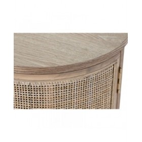 Mobile TV Home ESPRIT Naturale Legno d'albero della gomma 120 x 43,5 x 60 cm
