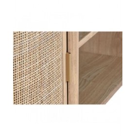Mobile TV Home ESPRIT Naturale Legno d'albero della gomma 120 x 43,5 x 60 cm