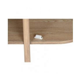 Mobile TV Home ESPRIT Naturale Legno d'albero della gomma 120 x 43,5 x 60 cm