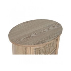 Comodino Home ESPRIT Naturale Caucciù 48 x 35 x 66 cm