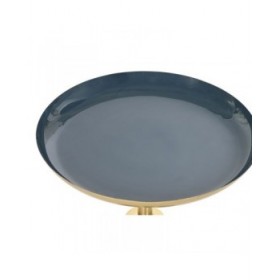 Set di 2 tavoli Home ESPRIT Azzurro Dorato 40,5 x 40,5 x 48 cm