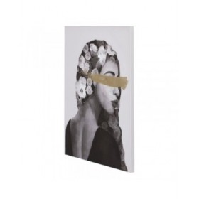 Quadro Home ESPRIT Donna Dorato Moderno 70 x 3,7 x 100 cm (2 Unità)