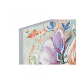 Quadro Home ESPRIT Fiori Shabby Chic 100 x 3,7 x 80 cm (2 Unità)