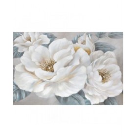 Quadro Home ESPRIT Rose Romantico 120 x 3,7 x 80 cm (2 Unità)