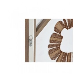 Quadro Home ESPRIT Con rilievo 40 x 3 x 50 cm (3 Unità)