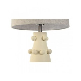 Lampada da tavolo Home ESPRIT Crema Gres 50 W 220 V 40 x 40 x 76 cm