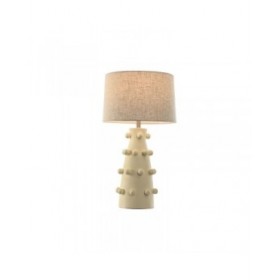 Lampada da tavolo Home ESPRIT Crema Gres 50 W 220 V 40 x 40 x 76 cm