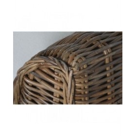 Poltrona Home ESPRIT Naturale Marrone scuro 100 x 85 x 68 cm