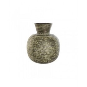Vaso Home ESPRIT Verde Alluminio 42 x 42 x 45 cm
