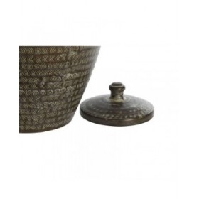 Vaso Home ESPRIT Verde Alluminio 40 x 40 x 49 cm
