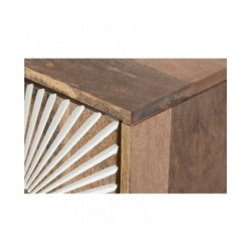 Mobile TV Home ESPRIT Dorato Naturale Legno 145 x 40 x 60 cm
