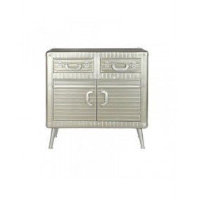 Credenza Home ESPRIT Argentato 80 x 39 x 82 cm