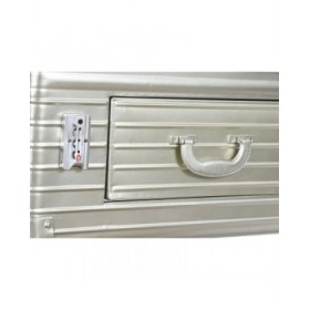 Tavolino da Caffè Home ESPRIT Metallo Cristallo 100 x 52 x 46 cm