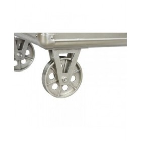 Tavolino da Caffè Home ESPRIT Metallo Cristallo 100 x 52 x 46 cm