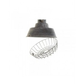Lampadario Home ESPRIT Grigio Legno Metallo Ferro 25 W 39 x 39 x 45 cm