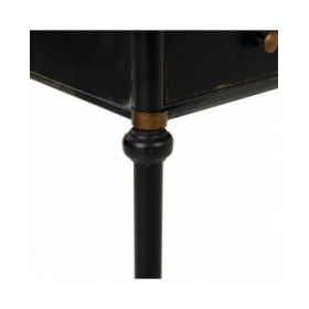 Scrivania Alexandra House Living Nero Metallo 75 x 75 x 122 cm