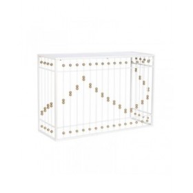 Ingresso Home ESPRIT Bianco Dorato 120 x 40 x 80 cm