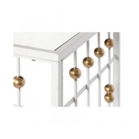 Ingresso Home ESPRIT Bianco Dorato 120 x 40 x 80 cm