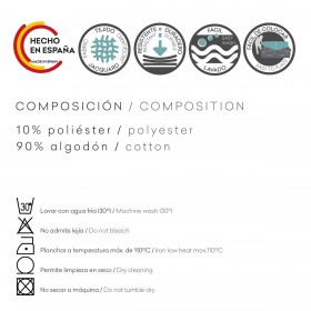 Copridivano Eysa AQUA Ocra 260 x 270 cm