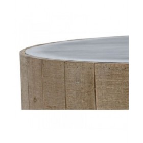 Tavolino da Caffè Home ESPRIT Abete Legno MDF 90 x 90 x 30 cm