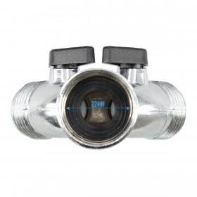 Raccordo Doppia Ferrestock 3/4"