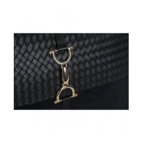 Cuscino Home ESPRIT Nero Dorato 50 x 10 x 30 cm
