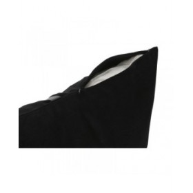Cuscino Home ESPRIT Nero Dorato 50 x 10 x 30 cm