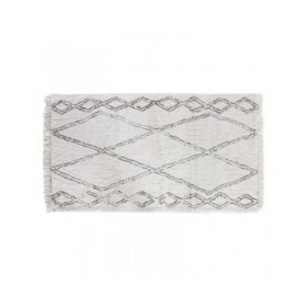 Tappeto Home ESPRIT Nero Beige Boho 175 x 100 x 3 cm