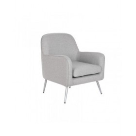 Poltrona Home ESPRIT Grigio Argentato 71 x 68 x 81 cm