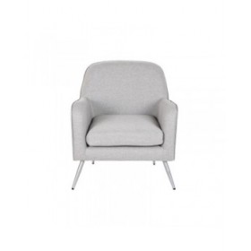 Poltrona Home ESPRIT Grigio Argentato 71 x 68 x 81 cm