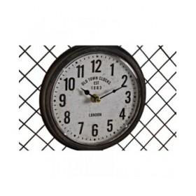 Orologio da Parete Home ESPRIT Grigio scuro polipropilene Ferro 93 x 5 x 42 cm