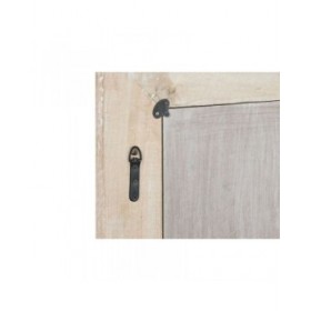 Specchio da parete Home ESPRIT Bianco Naturale Elefante Indiano 83 x 4 x 121 cm