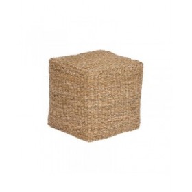 Poggiapiedi Home ESPRIT Naturale 40 x 40 x 40 cm